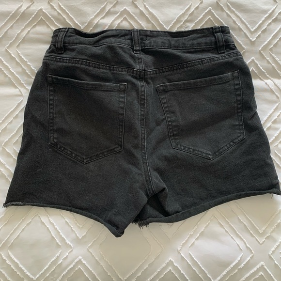 Black Jean Shorts - Picture 2 of 4